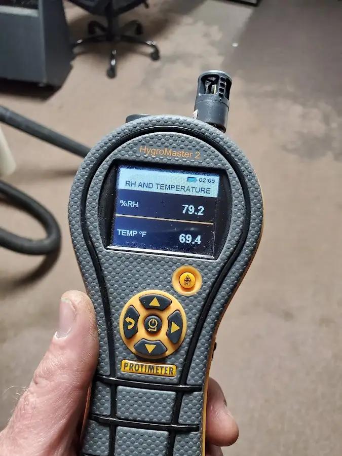 Moisture meter humidity assessment for Mold Remediation & Removal in Des Peres